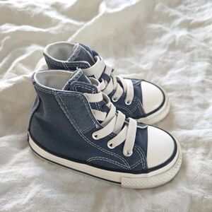 Toddler Converse Allstar High-Top Sneakers - Size 7, Dusty Blue / Grey